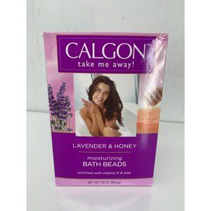 Calgon Take me Away Lavender and Honey Moisturizing Bath Beads Net wt 30 oz